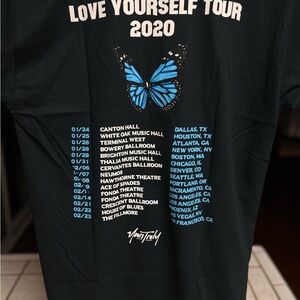 Yours Truly- Phora-Black Love Yourself Tour 2020 T-Shirt